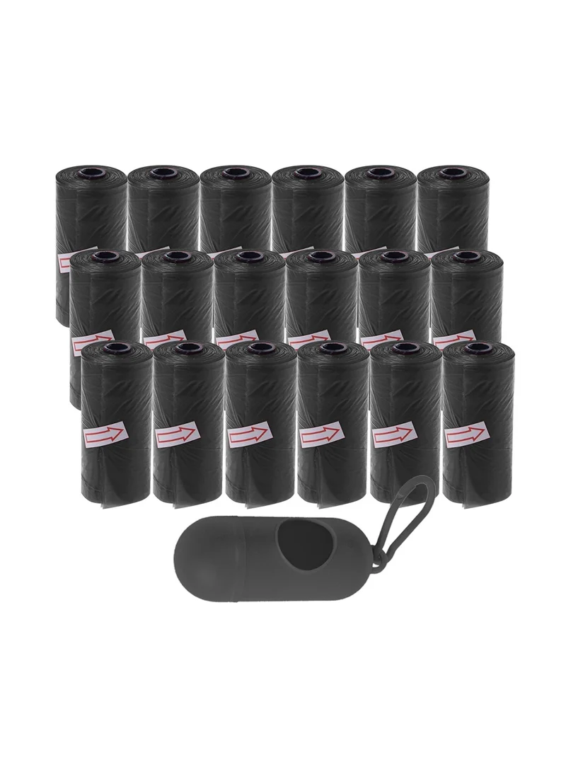 ستار بيبيز Star Babies Disposable Scented BAG Pack of 18 (276 Bags) & Dispenser - Black